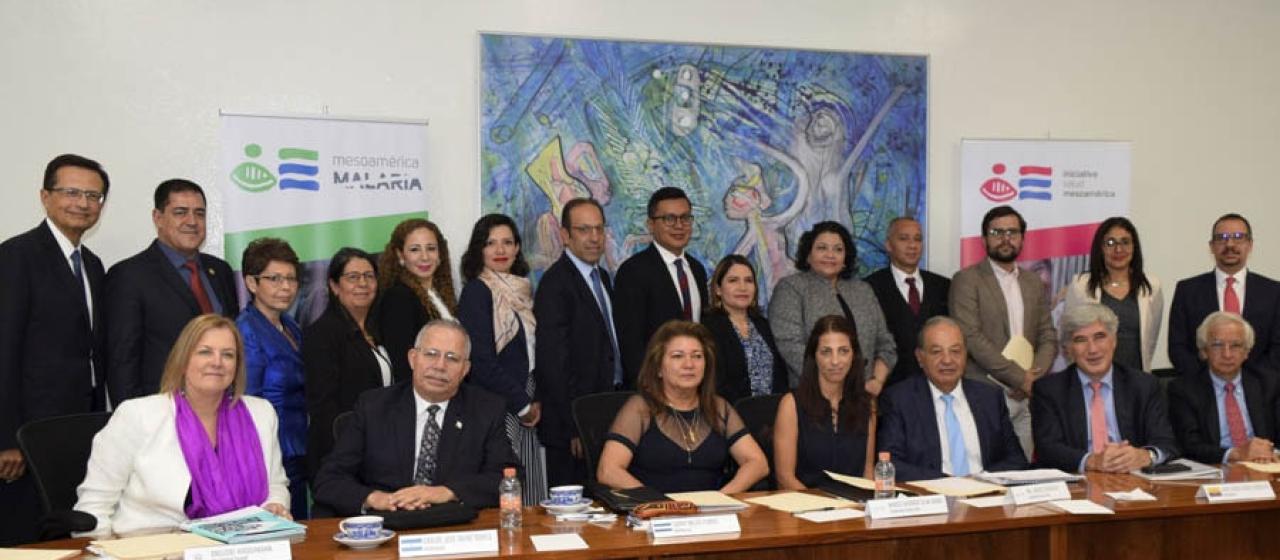 Reunión en la Fundación Carlos Slim para fortalecer la alianza para la Iniciativa Regional para la Eliminación de la Malaria en Mesoamérica, Colombia y República Dominicana