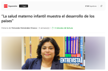 “La salud materno infantil muestra el desarrollo de los países”